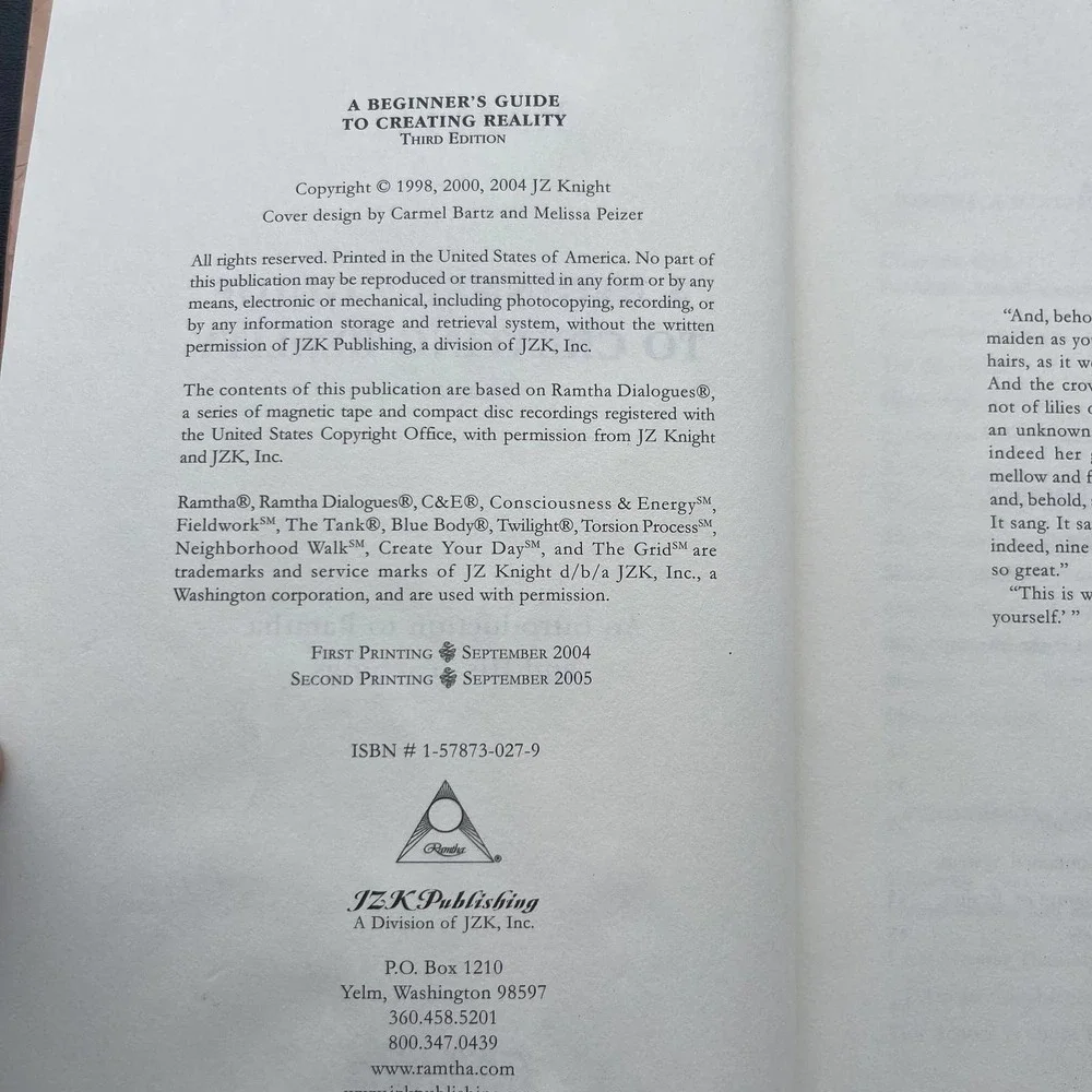 Ramtha A begginer's Guide to Creating Reality Third Edition